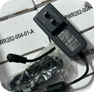 *Brand NEW*Verifone PWR282-004-01-A Power Adapter 48V 500mA 24W US 2-Pin Wall Plug DC Barrel Connector LPS Cer